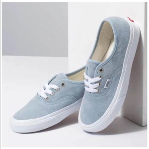 Vans Authentic Pig Suede in Blue Fog - Women’s size 7